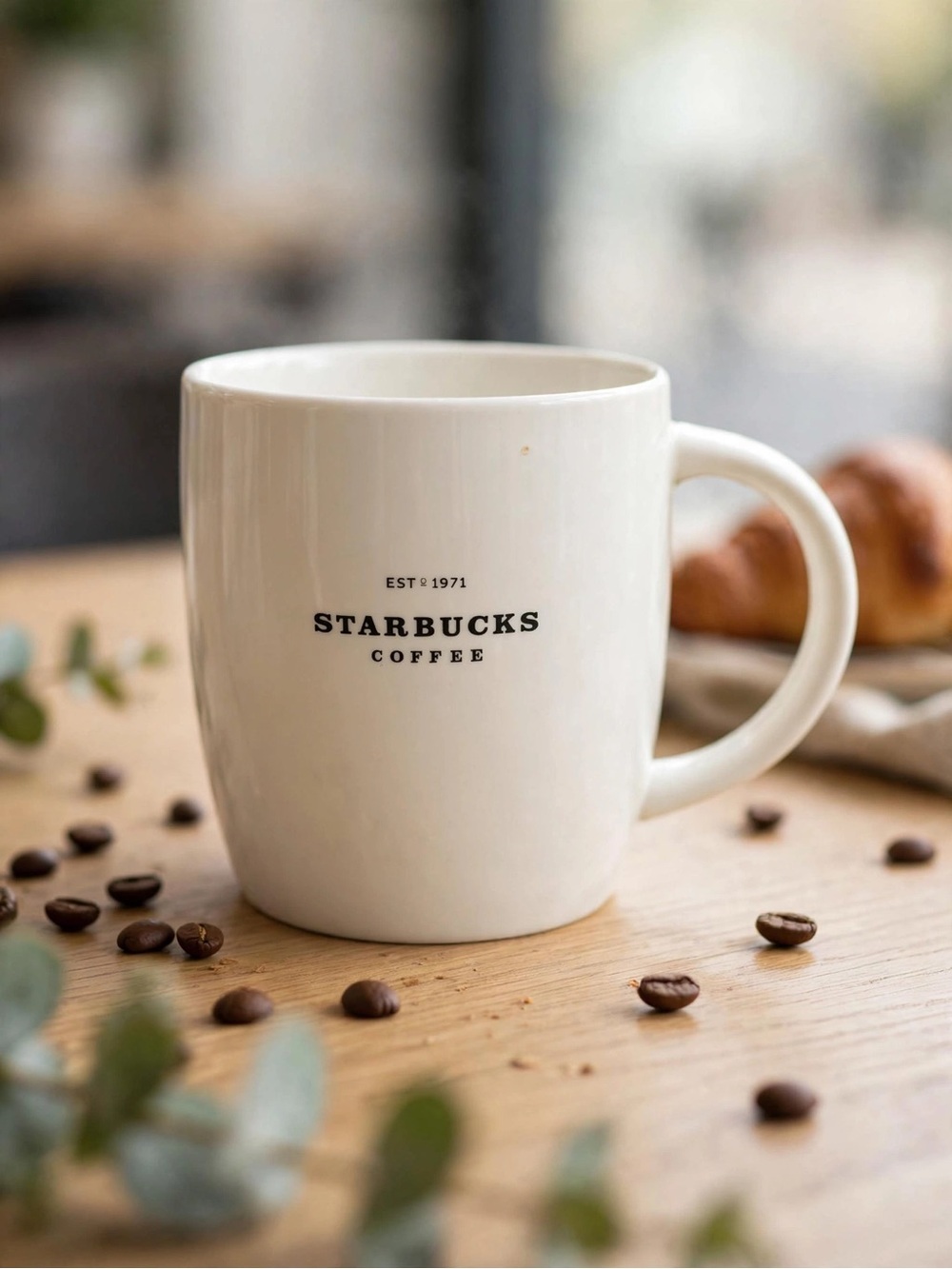 Starbucks Simple White Mug